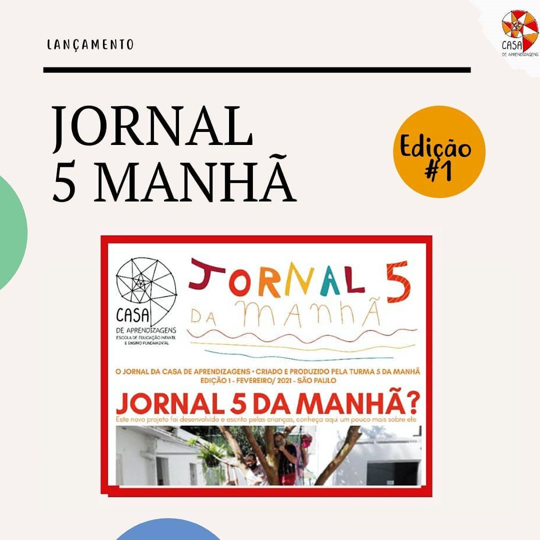 Capa do Jornal 5 da Manhã
