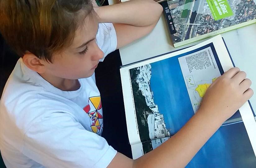 Detalhes de um livro infantil